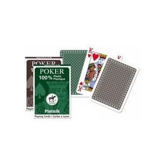 Karty pojedyńcze talie "plastik Poker" PIATNIK