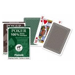 Karty pojedyńcze talie "plastik Poker" PIATNIK