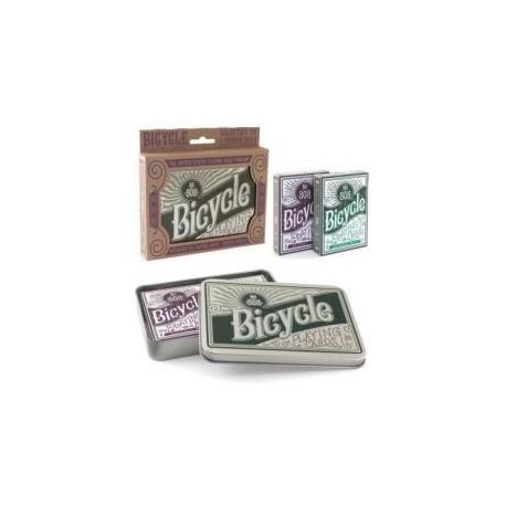 Karty Retro Tin Gift Set BICYCLE