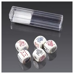 Kości pokerowe (16 mm) PIATNIK
