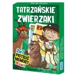 Karty Piotruś/Memory. Tatrzańskie Zwierzaki