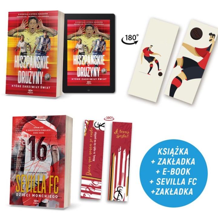 Zdjęcie pakietu SQN Originals: Hiszpańskie drużyny, które zadziwiły świat + e-book i zakładka gratis + Sevilla FC