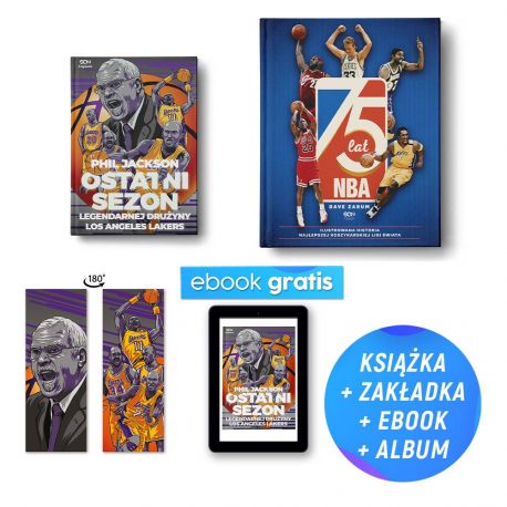 Pakiet: Phil Jackson. Ostatni sezon (e-book i zakładka gratis) + 75 lat NBA w księgarni Labotiga