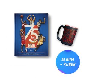 Pakiet: 75 lat NBA. Ilustrowana historia najlepszej koszykarskiej ligi świata + Kubek koszykarski duży (400 ml) w księgarni Labo