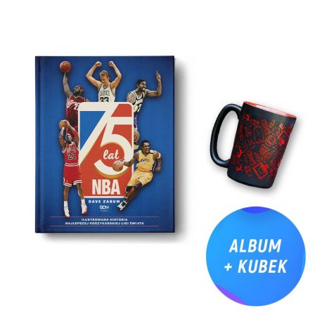 Pakiet: 75 lat NBA. Ilustrowana historia najlepszej koszykarskiej ligi świata + Kubek koszykarski duży (400 ml) w księgarni Labo