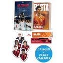Pakiet: Basta + AC Milan + 5 zakładek z piłkarzami (zakładka papierowa gratis)