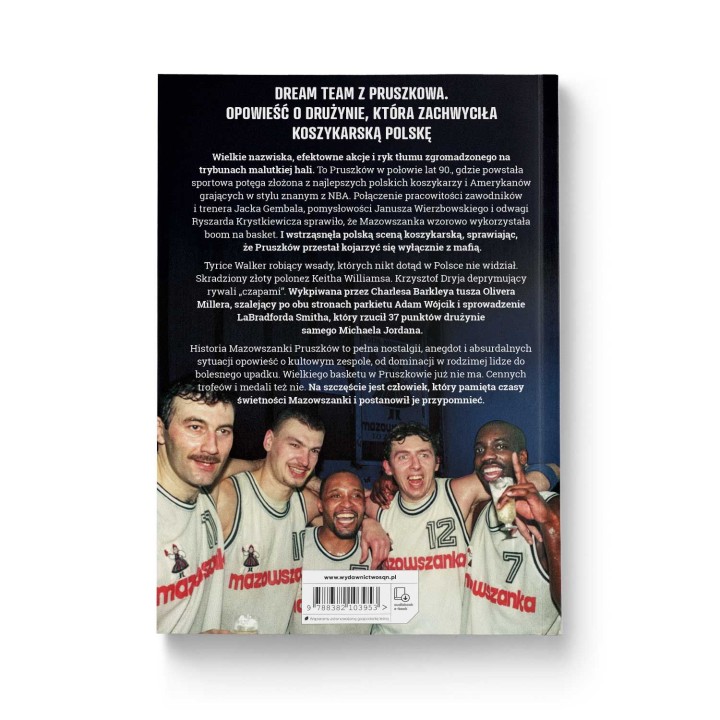 Okładka SQN Originals: Pruszków mistrz! Szalony basket przełomu wieków w księgarni sportowej Labotiga