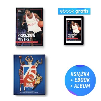 Pakiet SQN Originals: Pruszków mistrz! Szalony basket przełomu wieków (e-book gratis) + 75 lat NBA w Labotiga