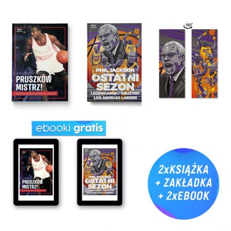 Pakiet: Pruszków mistrz! (e-book gratis) + Phil Jackson. Ostatni sezon (e-book i zakładka gratis) w księgarnie Labotiga