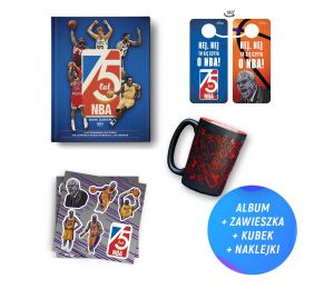 Pakiet: 75 lat NBA + kubek koszykarski + gadżety w księgarni Labotiga