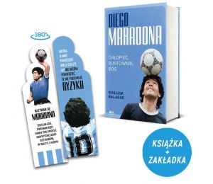 Okładka książki Diego Maradona. Chłopiec, buntownik, bóg w księgarni sportowej Labotiga