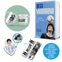 Diego Maradona (zakładka gratis) + Kubek 330 ml Jan Kallwejt + Zakładka Diego