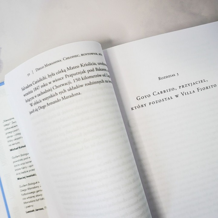 Okładka książki Diego Maradona. Chłopiec, buntownik, bóg w księgarni sportowej Labotiga
