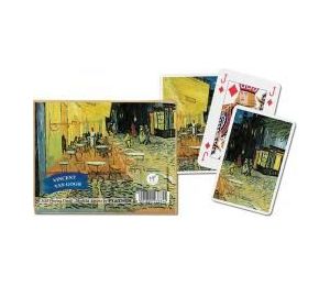 Karty standard "Van Gogh Kawiarnia w nocy" PIATNIK
