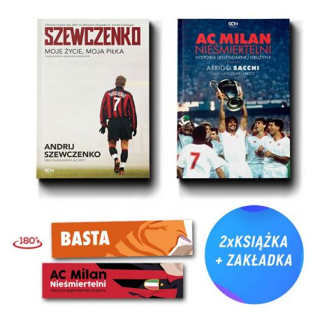 Zdjęcie pakietu Szewczenko. Moje życie, moja piłka + AC Milan (zakładka gratis) w księgarni Labotiga