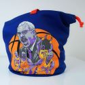 Bardzo duży plecak bawełniany (50x27 cm) ściągany z dwóch stron koszykarski worek Ostatni Sezon 75 lat NBA