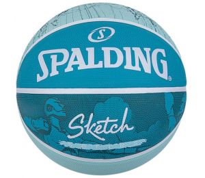 Piłka do koszykówki Spalding Sketch Crack Ball 84380Z