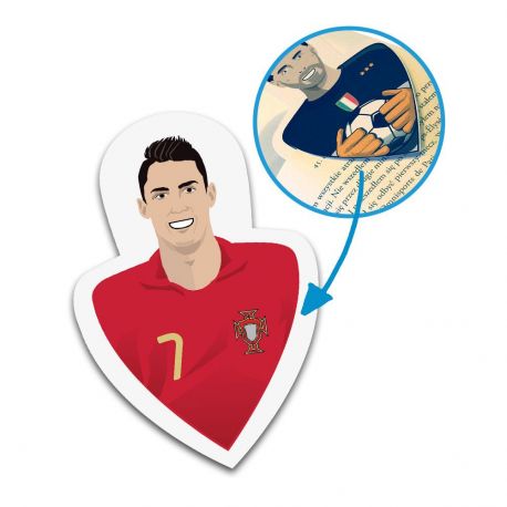 Zakładka Cristiano kartonowa do książek inspirowana legendarnym piłkarzem