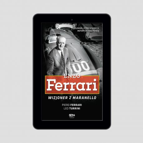 Okładka e-booka Enzo Ferrari. Wizjoner z Maranello dostępnej w księgarni sportowej Labotiga.pl