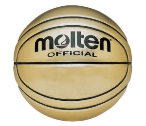 Piłka do koszykówki Molten Gold kolekcjonerska złota BG-SL7