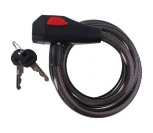 Zapięcie rowerowe Dunlop spiral cable lock 12 mm 150 cm ST 75570