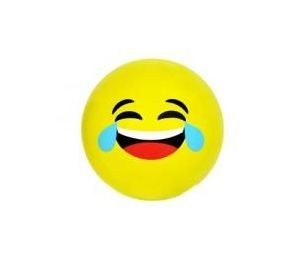 Piłka PVC 23cm Zółta Buźka