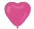 Balony pastelowe Serce bez ndr. ciemny róż 50szt