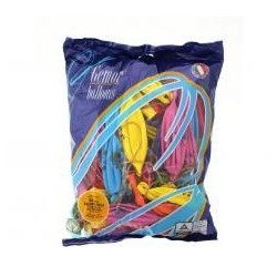 Balony Gemar pastelowe Piłka nadruk Lux 50szt