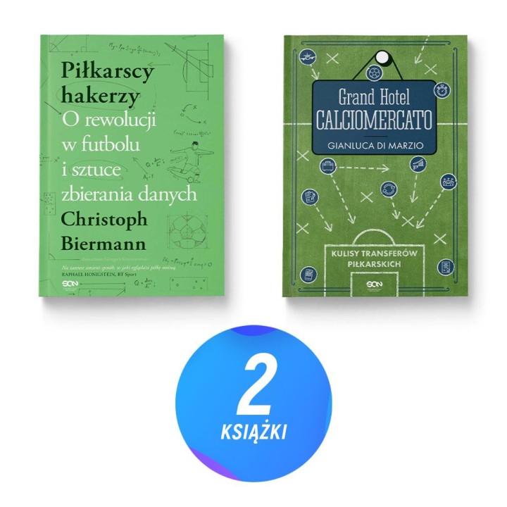 Pakiet Piłkarscy hakerzy + Grand Hotel Calciomercato. Kulisy transferów piłkarskich (2 x książka)