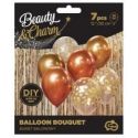 Bukiet balonowy Beauty&Charm złoto... 30cm 7sz