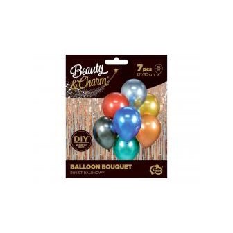 Balony Beauty&Charm bukiet 30cm 7szt