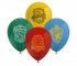 Balony Harry Potter Hogwarts Houses MIX 8szt