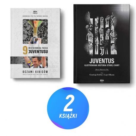 Pakiet SQN Originals: 9. Mistrzowska passa Juventusu + Juventus. Ilustrowana historia Starej Damy (2x książka)