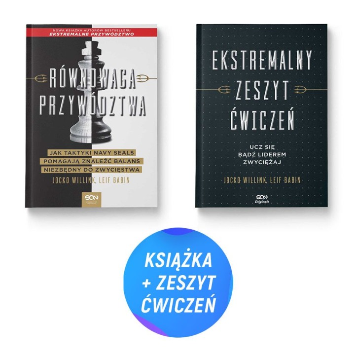 Pakiet: Równowaga przywództwa + SQN Originals: Ekstremalny zeszyt ćwiczeń (2x książka)