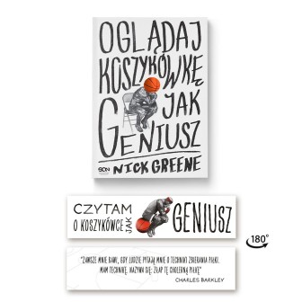 Pakiet Oglądaj koszykówkę jak geniusz + zakładka gratis (książka + zakładka) w Labotiga