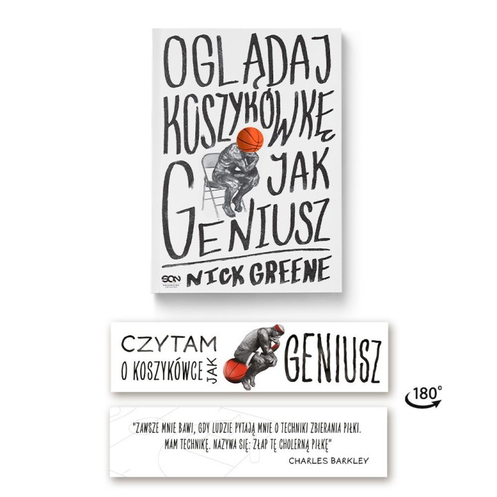Pakiet Oglądaj koszykówkę jak geniusz + zakładka gratis (książka + zakładka) w Labotiga