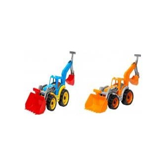 Traktor z elementami spycharki i koparki MIX