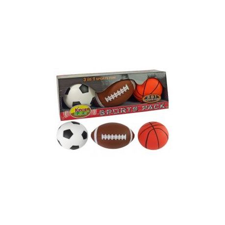 Zestaw miękkich piłek sportowych 3w1