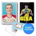 Małgorzata Glinka (AUTOGRAF + twarda oprawa) + Giba (2x książka + pocztówka gratis)