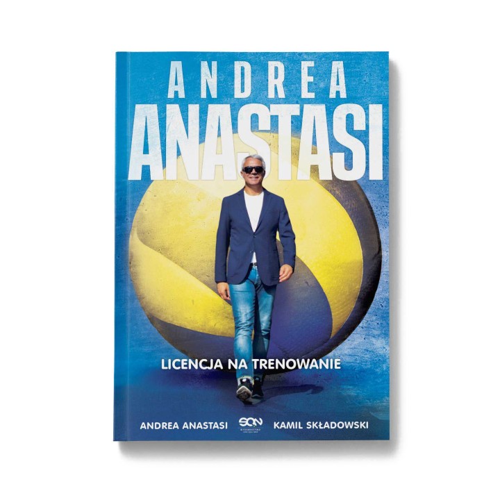 Okładka książki Andrea Anastasi. Licencja na trenowanie