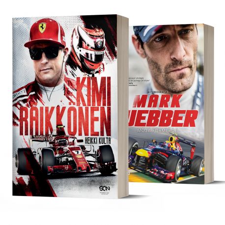 (Wysyłka ok. 14.10.) Pakiet: Kimi Raikkonen + Mark Webber (2x książka)