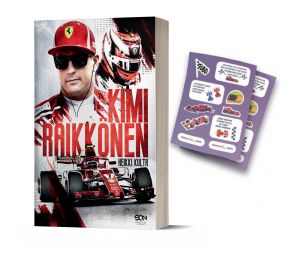 Pakiet: Kimi Raikkonen (książka + naklejki fana F1)