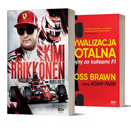 (Wysyłka ok. 14.10.) Pakiet: Kimi Raikkonen + Rywalizacja totalna (2x książka)