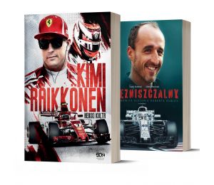 (Wysyłka ok. 14.10.) Pakiet: Kimi Raikkonen + Niezniszczalny. Robert Kubica (2x książka)