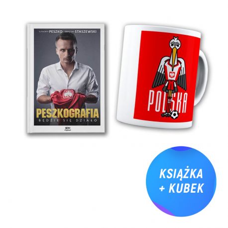 Pakiet SQN Originals: Peszkografia + Kubek 430 ml Bocian z Polski Jan Kallwejt (książka + kubek)