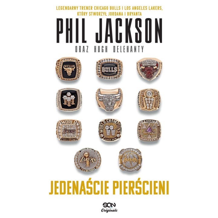 Okładka książki Phil Jackson. Jedenaście pierścieni. Wydanie III w księgarni Labotiga