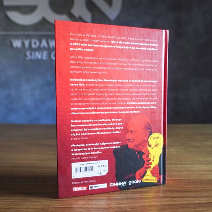 Okładka książki Czerwona kartka. Kupione Mundiale w Rosji i Katarze, afery w FIFA, międzynarodowe śledztwo
