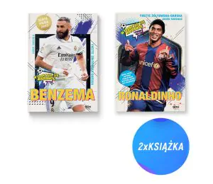 Pakiet: Benzema. Napastnik idealny + Ronaldinho. Czarodziej piłki nożnej (2x książka)
