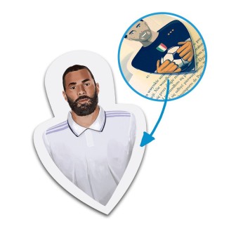 Zakładka Benzema inspirowana Karimem z Francji