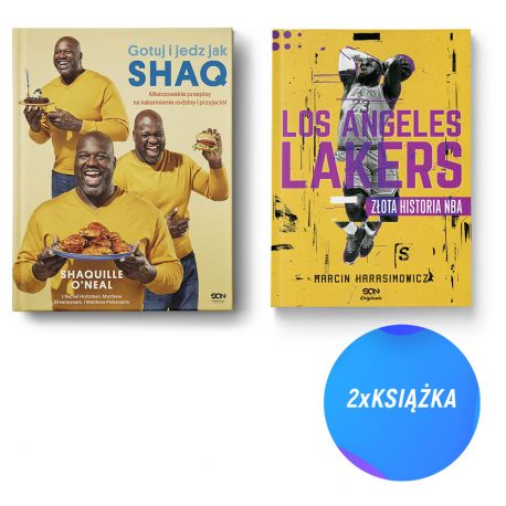 Pakiet: Gotuj i jedz jak Shaq + Los Angeles Lakers. Wydanie II (2x książka)